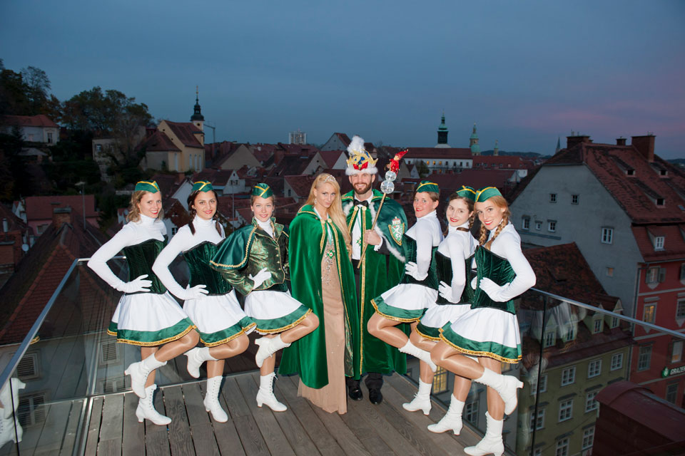Grazer Faschingsclub Prinzenpaar im Freiblick